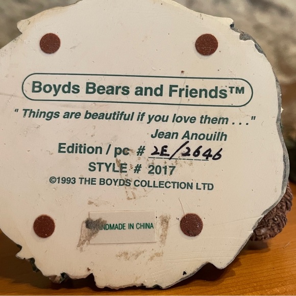 Lot of 4 Boyds Bears & Friends Grenville Beatrice Juliette Bailey & Wixie, Emily - Picture 10 of 13